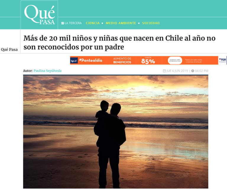 Más de 20 mil niños y niñas que nacen en Chile al año no son reconocidos por un padre